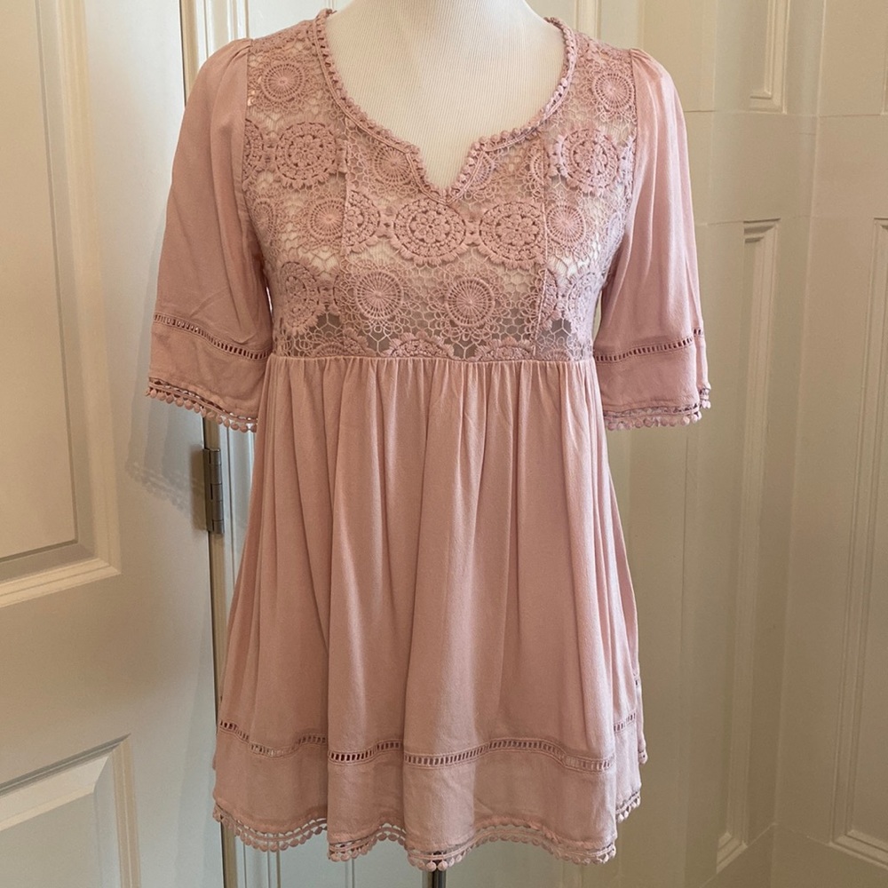 Pink Knox Rose blouse size s
